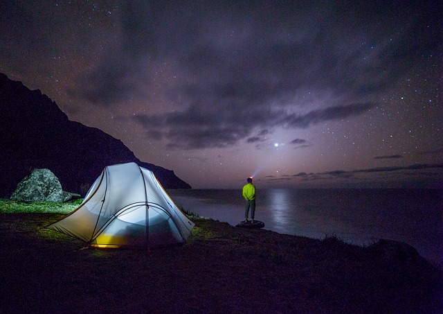 camping view